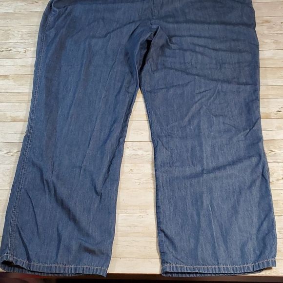 City Blues Koret Denim Jeans Pants Womens Size 18P Elastic Waist Straight Leg - Picture 9 of 9